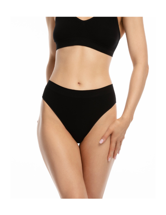 Bamboo Bikini – culotte en bambou femme – noire ou chair