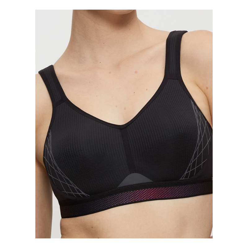 Soutien-gorge sport Triaction Cardio Flow noir – Triumph Soutien-gorge sport Triaction Cardio Flow noir – Triumph