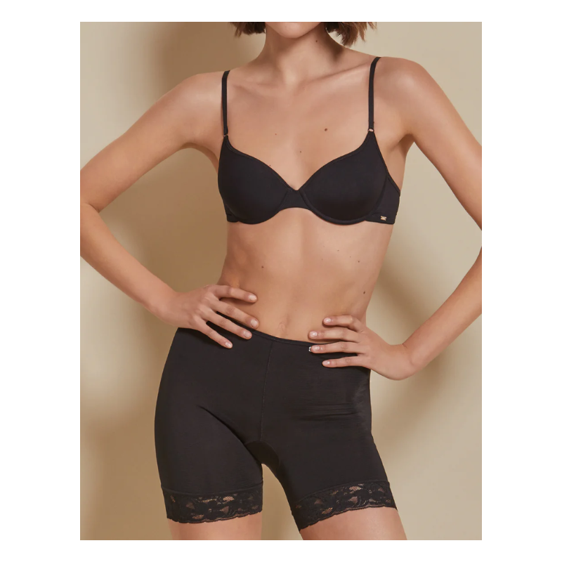 Short microfibre anti‑frottement noir – Avet Short microfibre anti‑frottement noir – Avet