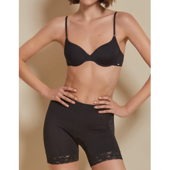 Short microfibre anti‑frottement noir – Avet