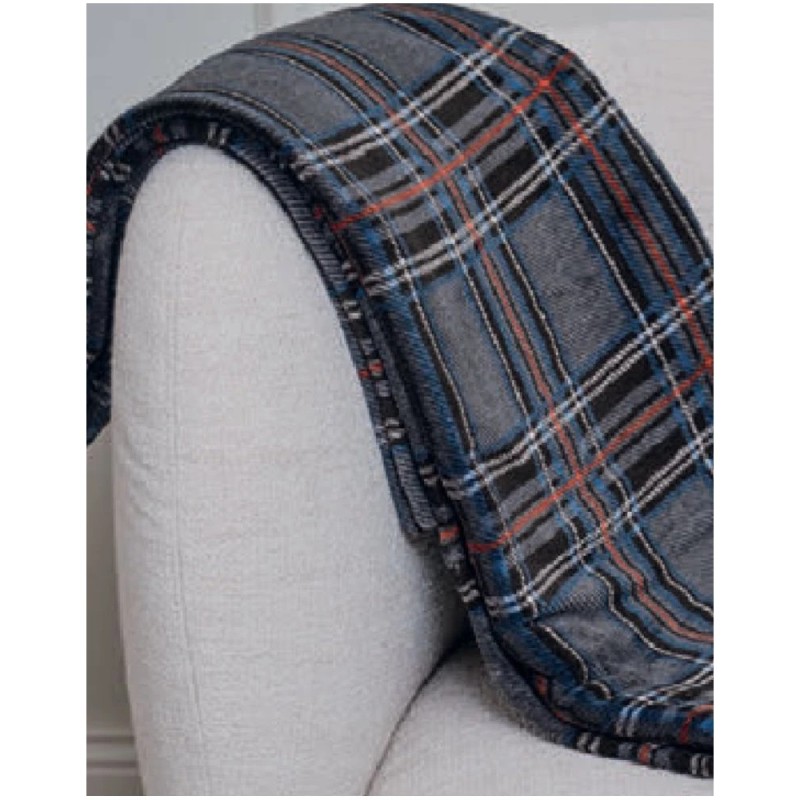 Plaid quadrillé multicolore Massana – Homewear Homme