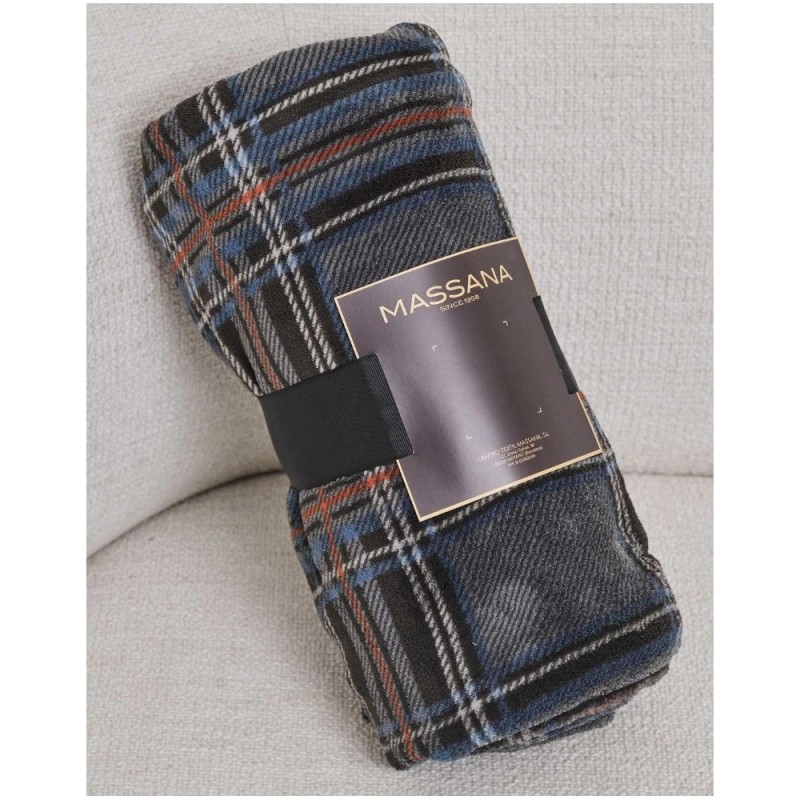 Plaid quadrillé multicolore Massana – Homewear Homme