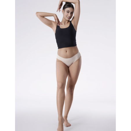 Culotte brésilienne Joy Brasil – tulle décoratif invisible – chair