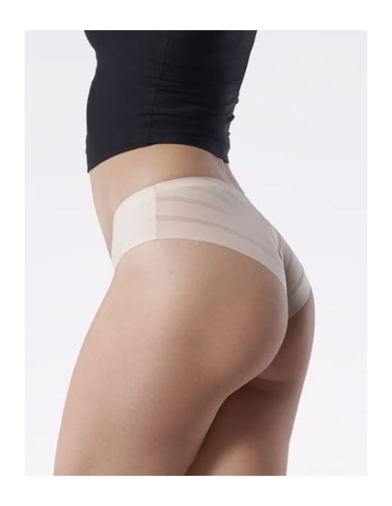 Culotte brésilienne Joy Brasil – tulle décoratif invisible – chair