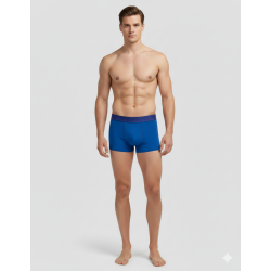 Boxer homme Royal coton bio bleu – Confort & style