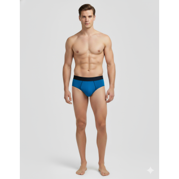 Slip homme coton bio bleu pétrole – DOT76 Petrolio
