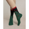 Chaussettes motif Sapin – Femme – Bleuforêt