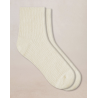Chaussettes courtes laine alpaga – Femme – Bleuforêt
