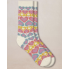 Chaussettes cachemire motif Cœurs – Bleuforêt
