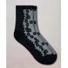 SOCQUETTES TRANSPA FLEURS