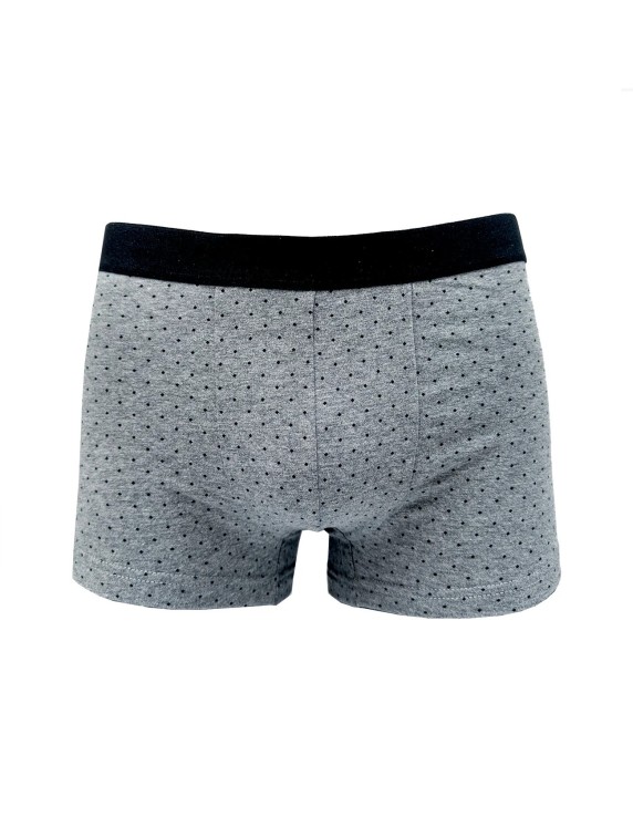 Boxer homme pois coton bio imprimé noir et blanc Boxer homme pois coton bio imprimé noir et blanc