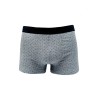 Boxer homme pois coton bio imprimé noir et blanc
