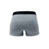 Boxer homme pois coton bio imprimé noir et blanc