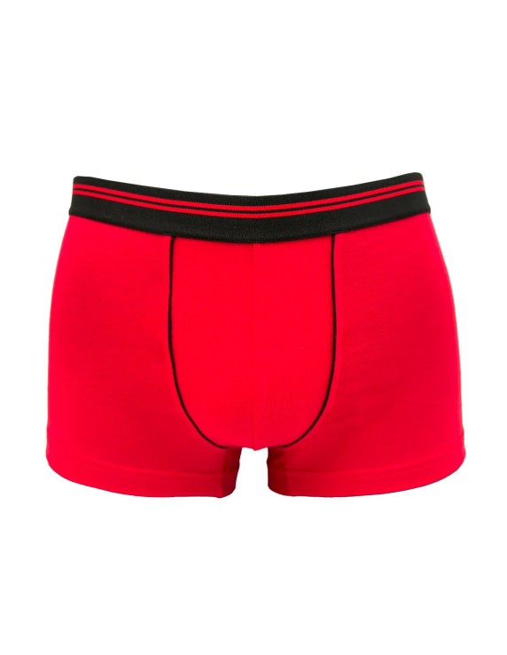 Boxer homme rouge flamme coton bio Boxer homme rouge flamme coton bio