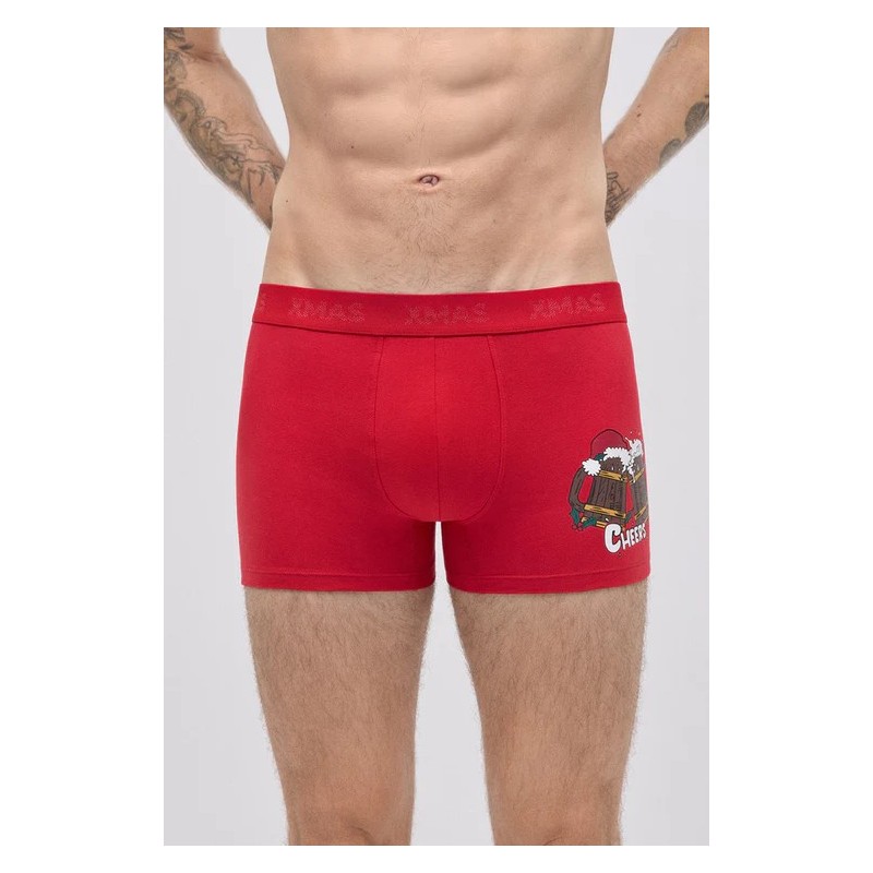 Boxer homme imprimé Noël « Cheers »