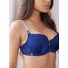 Soutien-gorge coque fine « Famestar » D bleu nuit