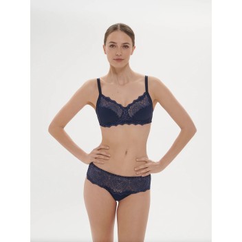 Shorty Simone Pérèle CARESSE - Couleur Encre Dentelle et Maille