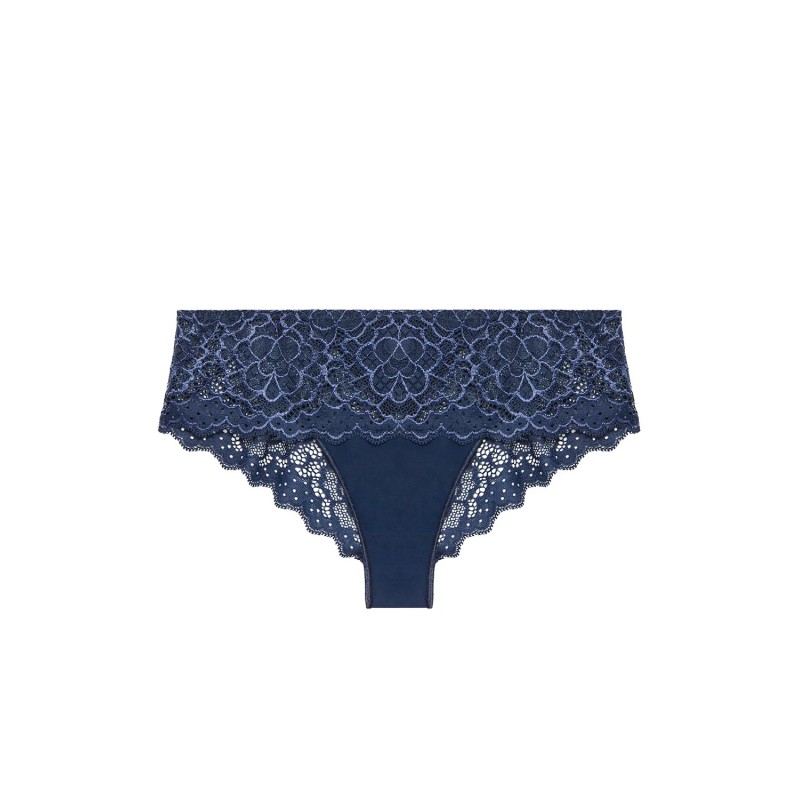 Shorty Simone Pérèle CARESSE - Couleur Encre Dentelle et Maille