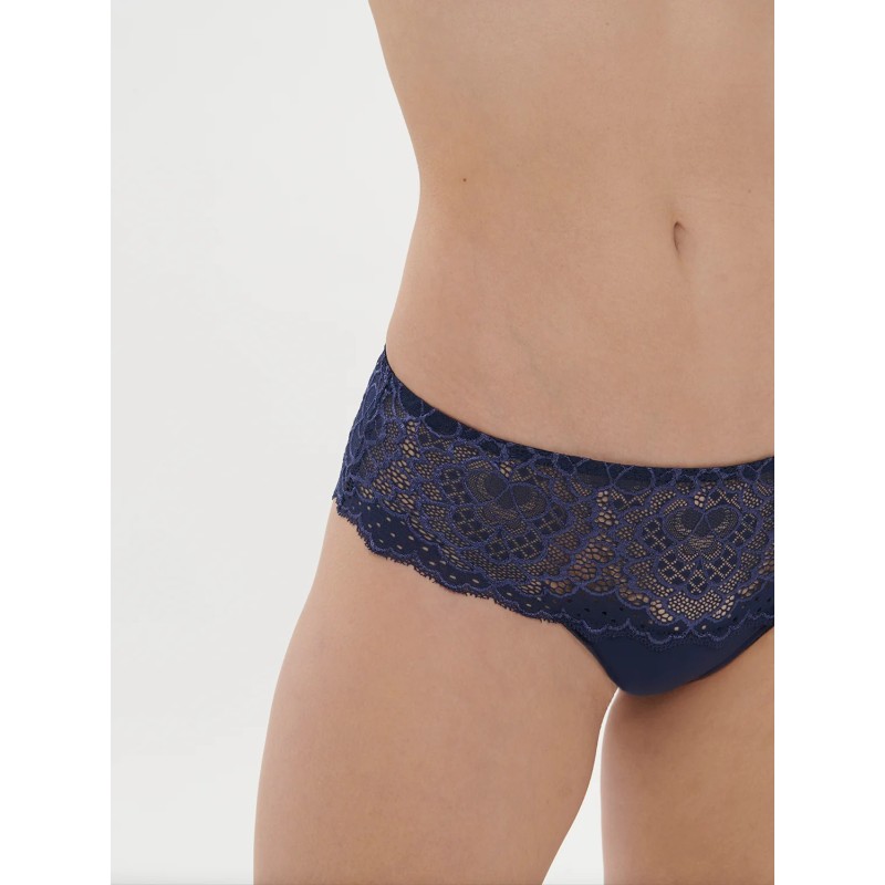 Shorty Simone Pérèle CARESSE - Couleur Encre Dentelle et Maille