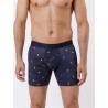Boxer Loïc Henry MOONLIGHT - Lyocell Coton Voûte Céleste Étoilée Bleu