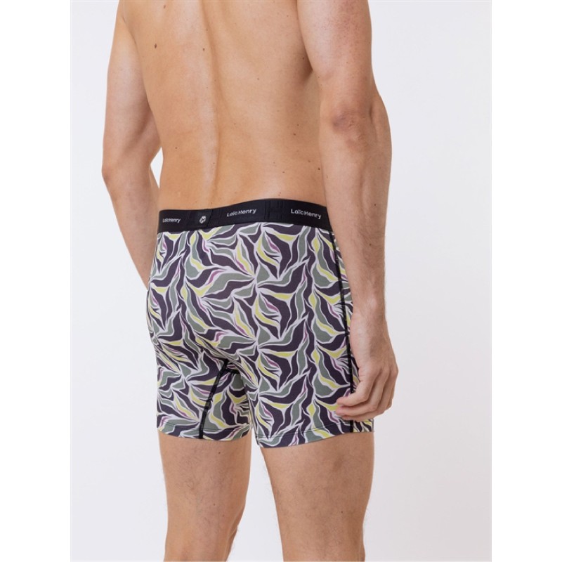 Boxer Loïc Henry ZEBRACOLOR - Lyocell Coton Rayures Zèbre Colorées