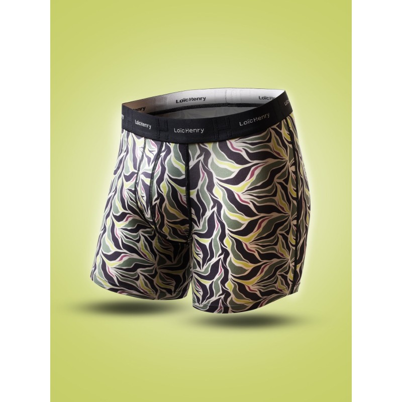 Boxer Loïc Henry ZEBRACOLOR - Lyocell Coton Rayures Zèbre Colorées