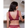 Soutien-Gorge Triangle Sissi - Dentelle Bordeaux - Valège