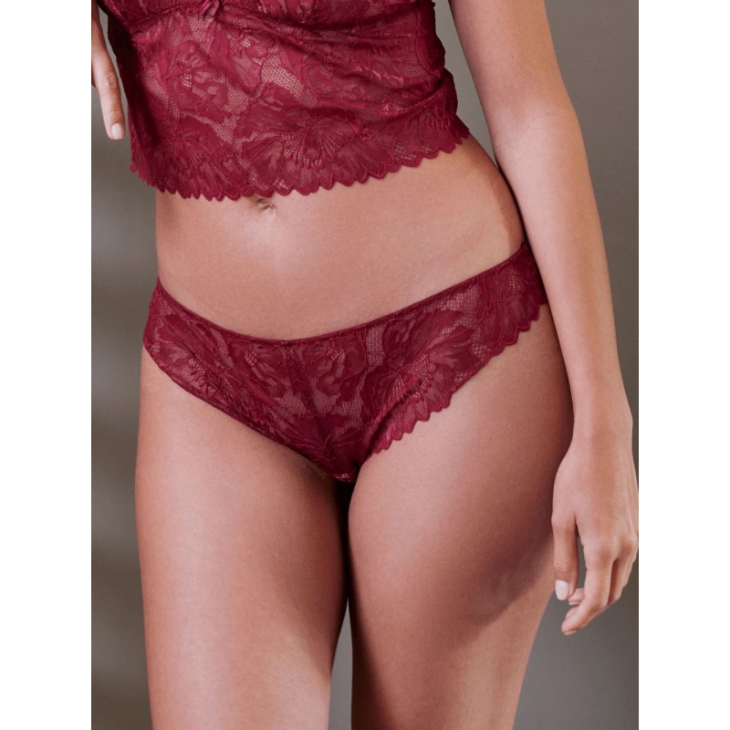 Culotte Sissi - Dentelle Bordeaux - Valège