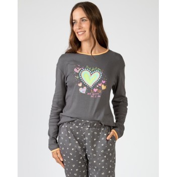 Pyjama Femme Long Massana en Coton