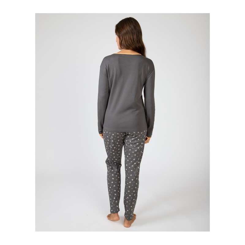 Pyjama Femme Long Massana en Coton