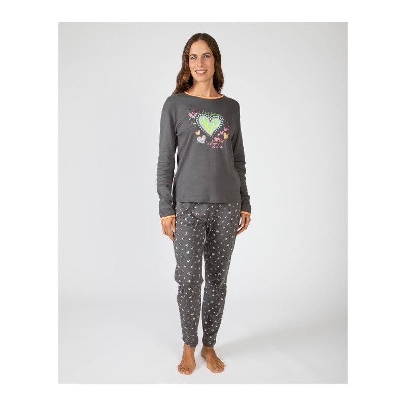 Pyjama Femme Long Massana en Coton