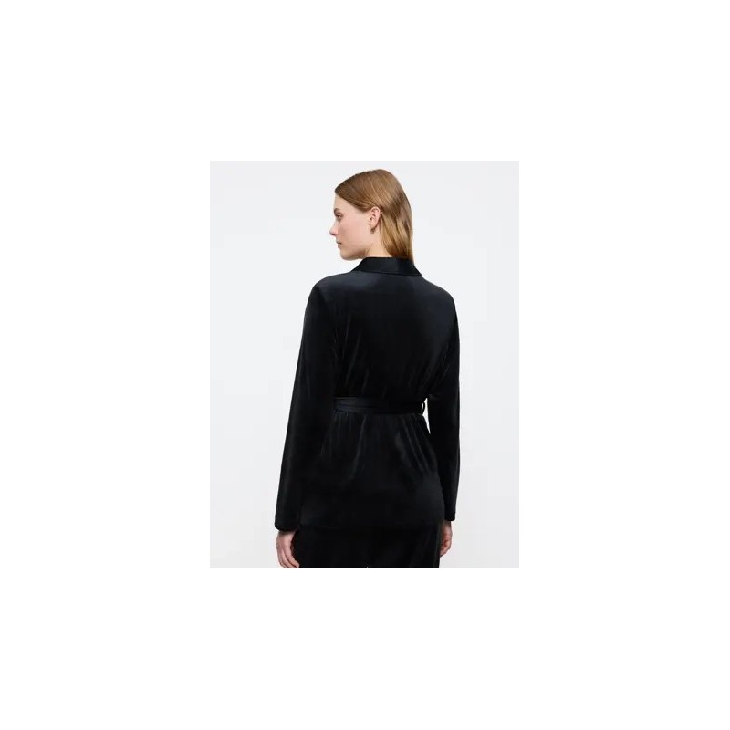 Veste Kimono Triumph Sensual Velour Noir