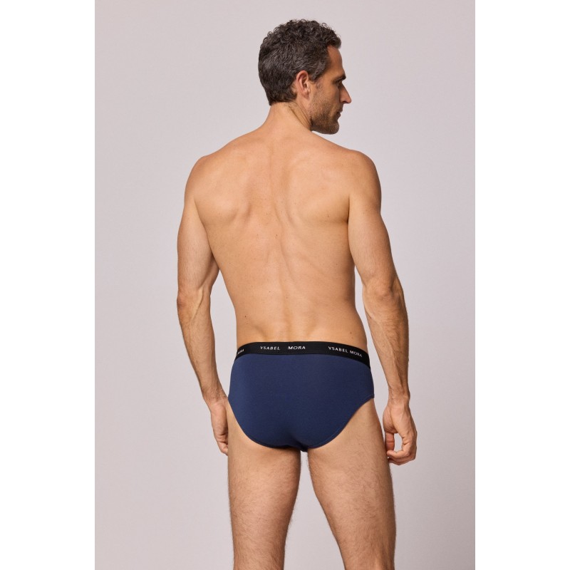 Pack 3 slips basiques unis homme