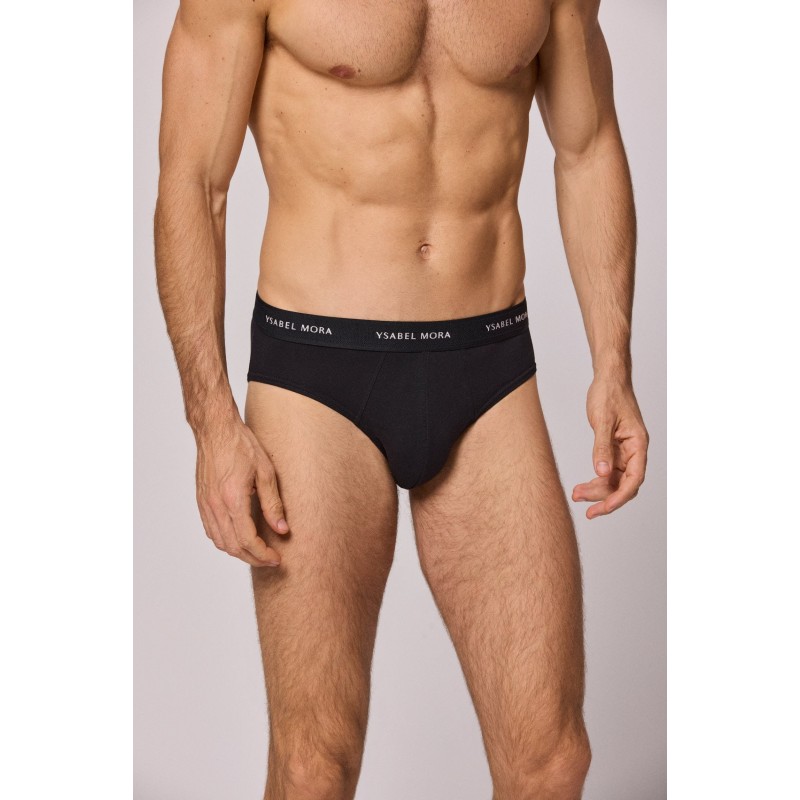 Pack 3 slips basiques unis homme