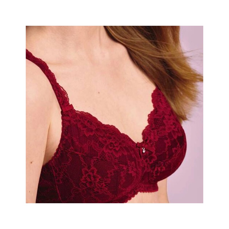 Soutien-gorge post-op sans armatures Bobette rouge – Anita Care