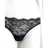 Culotte brésilienne dentelle noire Daphne – Lingerie féminine raffinée