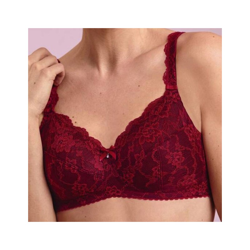 Soutien-gorge post-op sans armatures Bobette rouge – Anita Care
