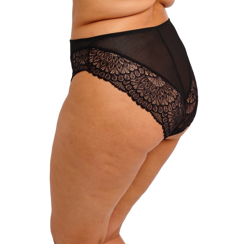 Slip noir en dentelle Elomi Tiernie