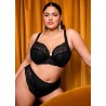 Slip noir en dentelle Elomi Tiernie