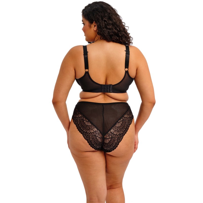 Soutien-gorge Elomi Tiernie noir dentelle stretch – lingerie Félicià Intima