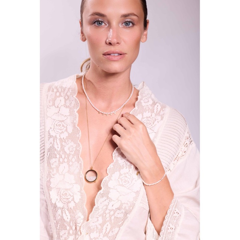 Collier Seda sertie clos – By Garance