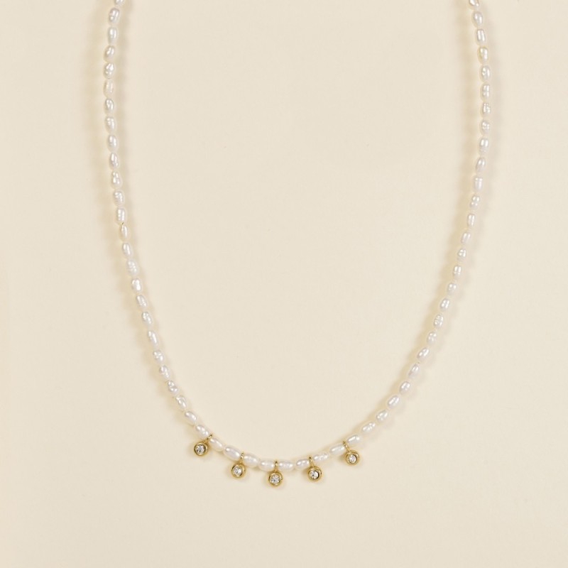 Collier Seda sertie clos – By Garance