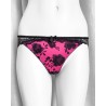 Slip Black Rose Precious dentelle noire et satin rose