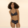 Soutien-gorge plongeant Bleu Prestige - Simone Pérèle Saga