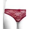 Slip dentelle bordeaux Agatea Passion – coupe classique féminine