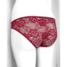 Slip dentelle bordeaux Agatea Passion – coupe classique féminine