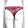 Brésilienne dentelle bordeaux Agatea Passion – coupe taille normale