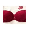 Soutien-gorge push-up dentelle bordeaux Agatea Passion