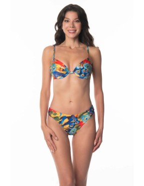Bikini Push Up Acqua Di Cocco Peacock – Maillot de bain 2 pièces artisanal italien