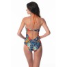 Maillot 1 pièce Acqua Di Cocco Peacock – Élégance artisanale italienne